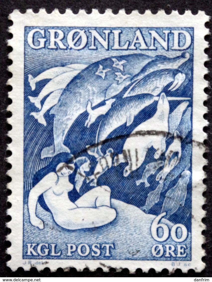 Greenland 1957  Legend.  MiNr.39  ( Lot B 1051 ) - Used Stamps