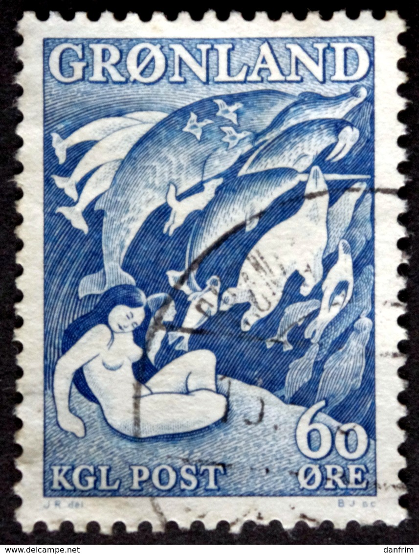 Greenland 1957  Legend.  MiNr.39   ( Lot B 1080 ) - Gebraucht