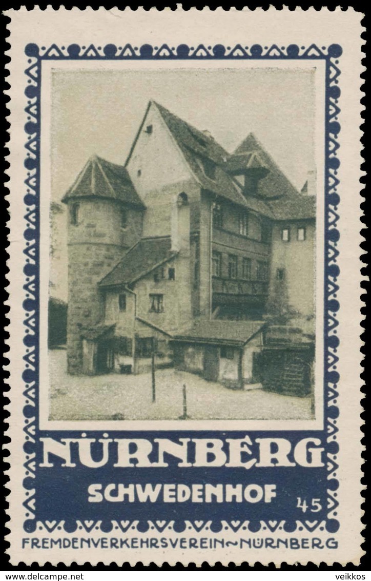 Nürnberg: Schwedenhof Reklamemarke - Cinderellas