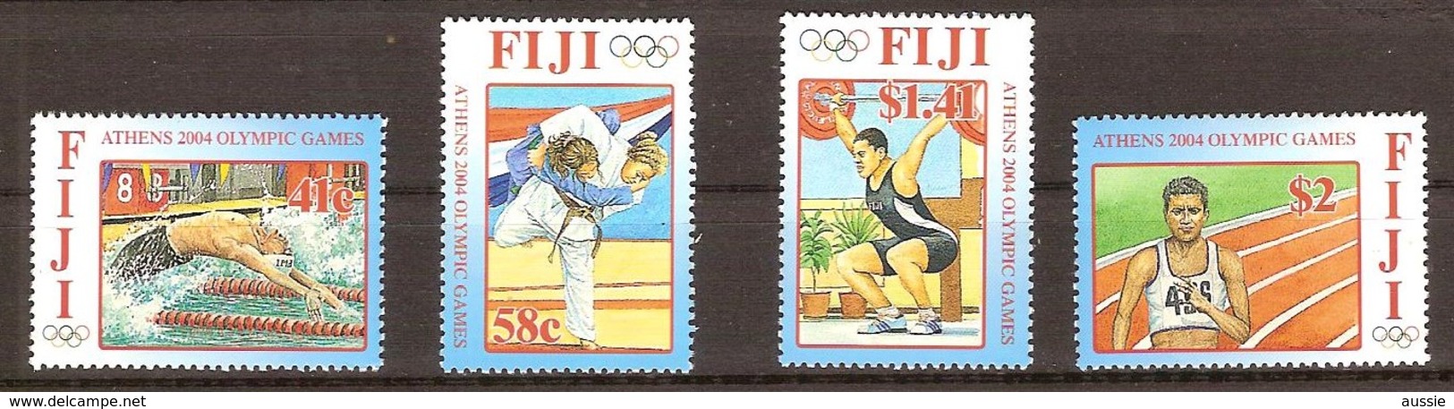 Fiji 2004 Yvertn° 1024-1027 *** MNH   Cote 9,00 Euro Sport Jeux Olympiques - Fiji (1970-...)