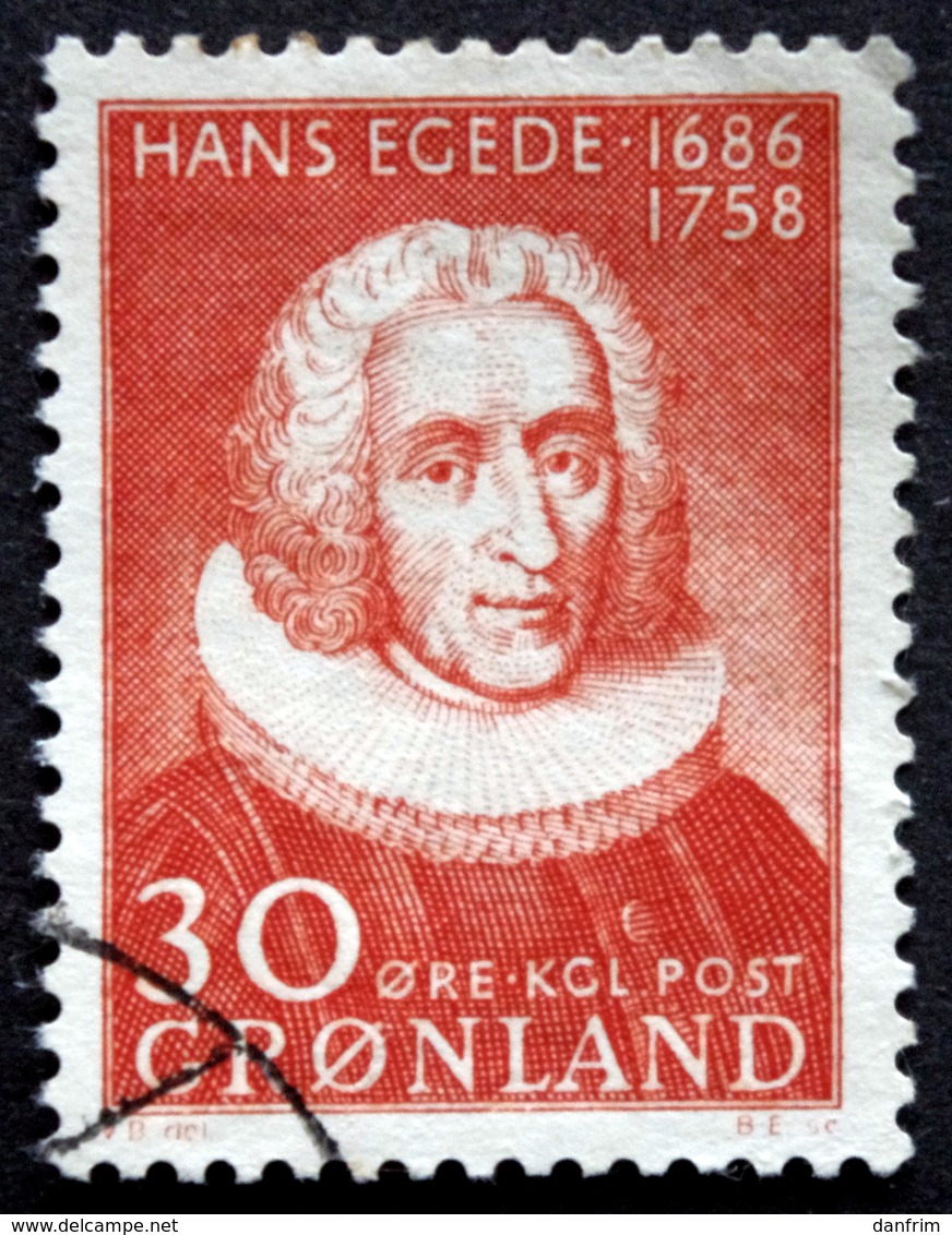 Greenland   1958 HANS EGEDE   MiNr.42  ( Lot B 1451 ) - Usados