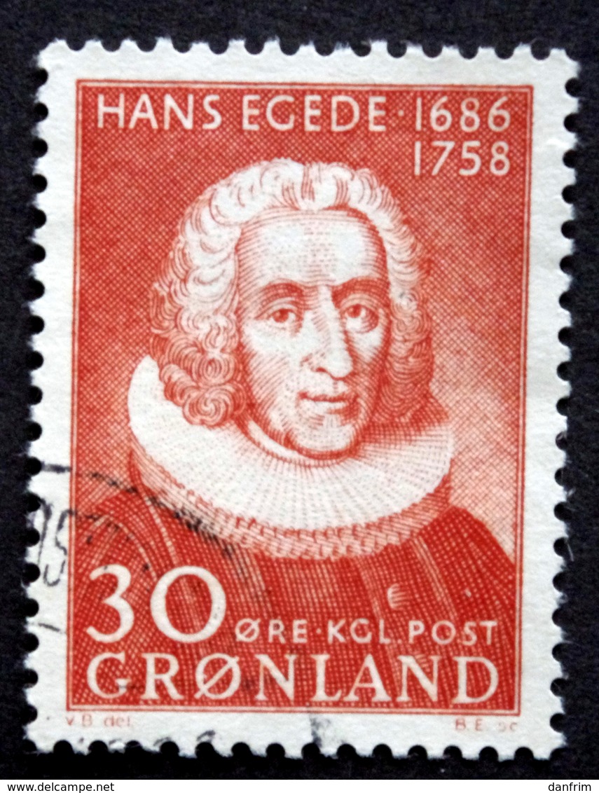 Greenland   1958 HANS EGEDE   MiNr.42  ( Lot B 1480 ) - Usati