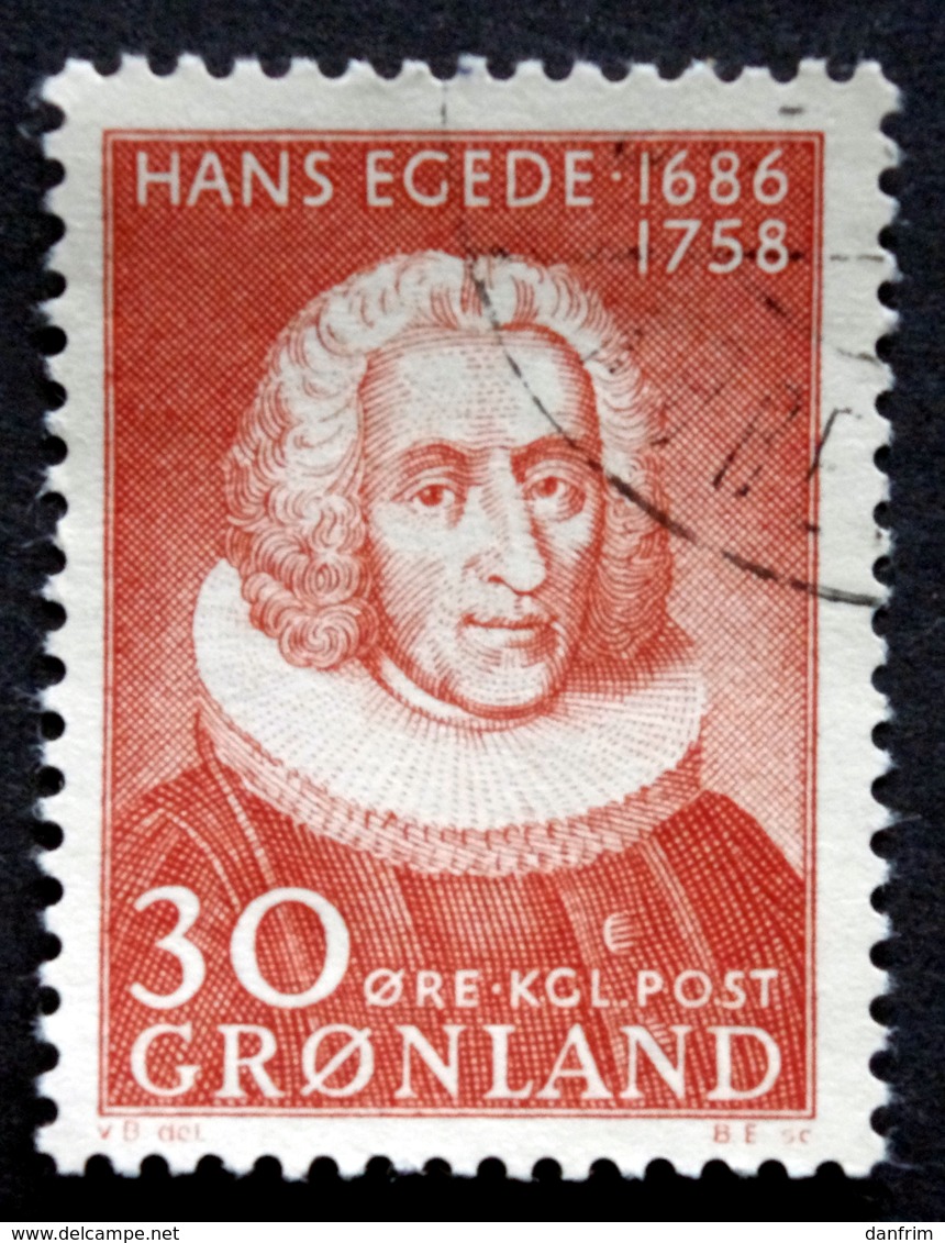 Greenland   1958 HANS EGEDE   MiNr.42  ( Lot B 1493 ) - Usados