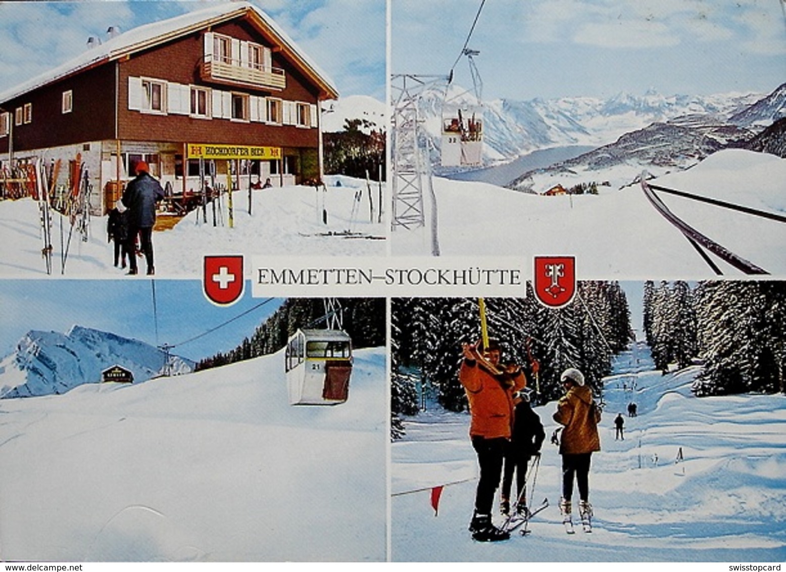 EMMETTEN Gondelbahn Restaurant Stockhütte Wintersport Ski Skilift Hochdorf Bier - Hochdorf