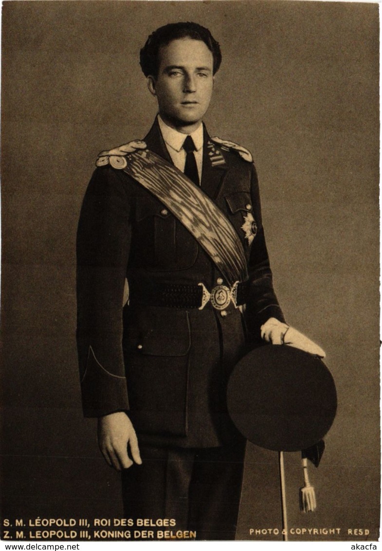 CPA SM Leopold III, Roi Des Belges BELGIAN ROYALTY (827526) - Royal Families