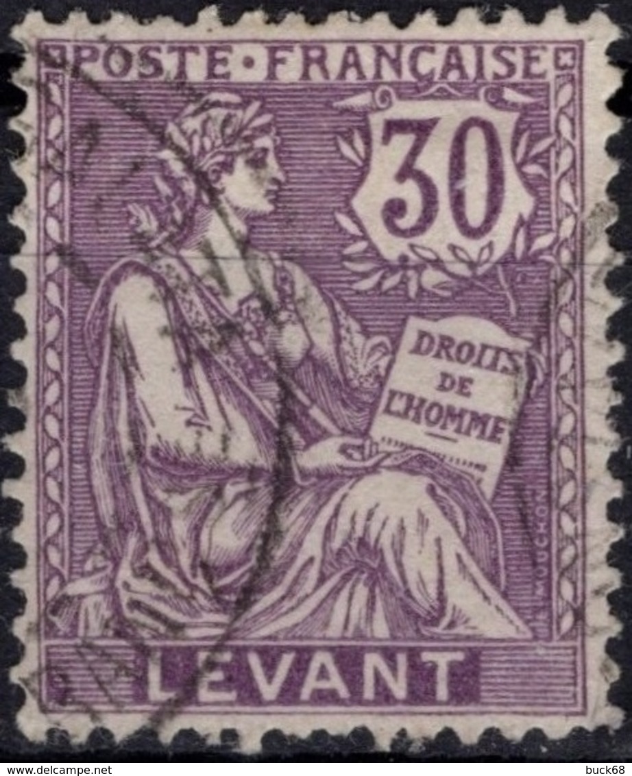 LEVANT 18 (o) Type Mouchon [ColCla] CV 3,50 € - Used Stamps