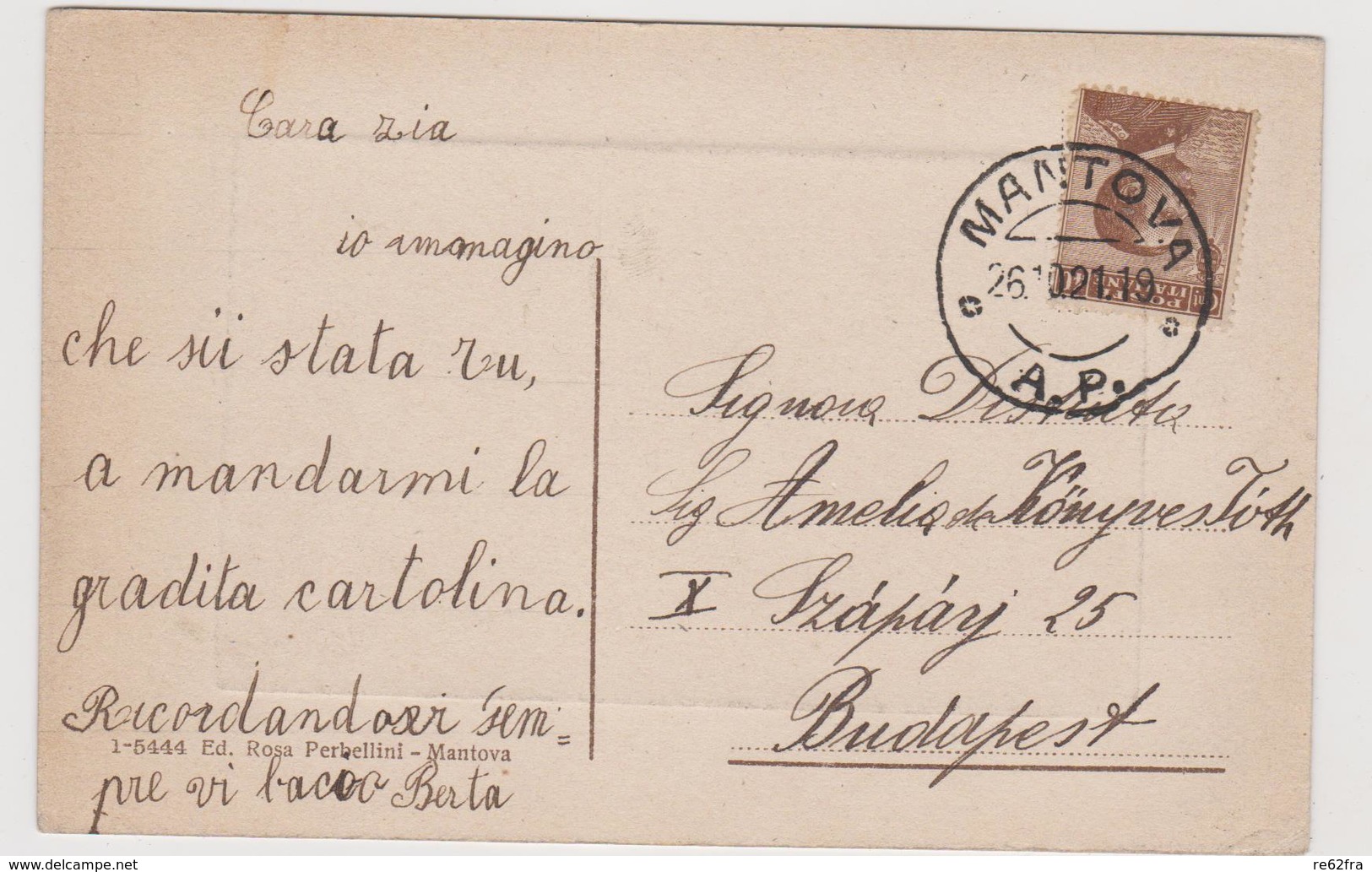 MANTOVA    - F.p. -  Anni '1910 - Mantova