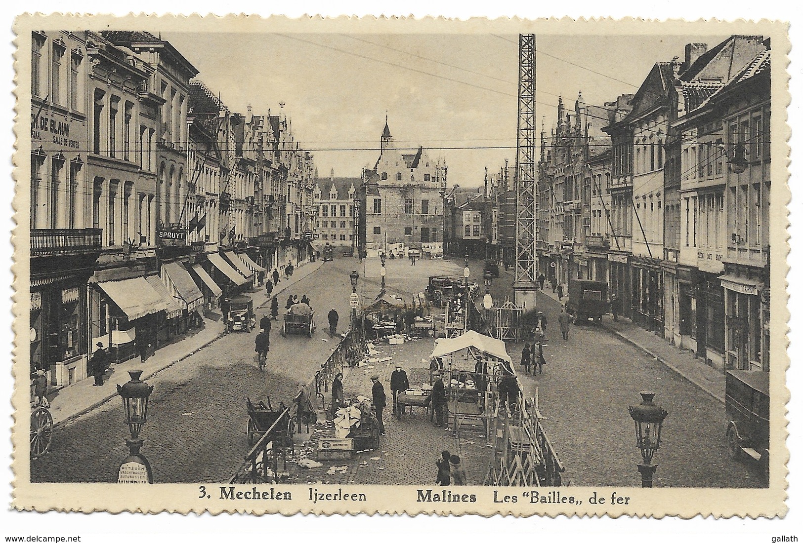 MALINES-Les "Bailles" De Fer... Animé  Marché... - Mechelen