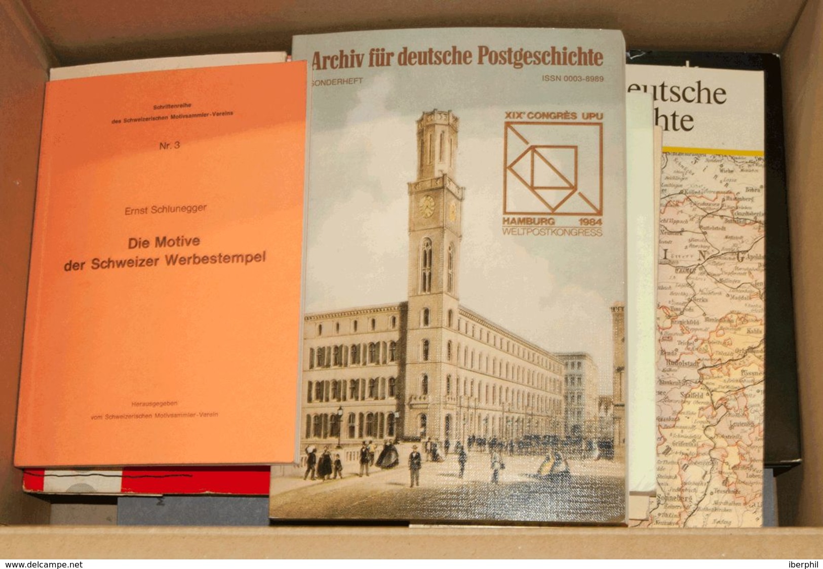 (1980ca). Conjunto De Libros Divulgativos De Filatelia Europea Destacando Obras Dedicadas A Alemania, Dinamarca, Etc (se - Other & Unclassified