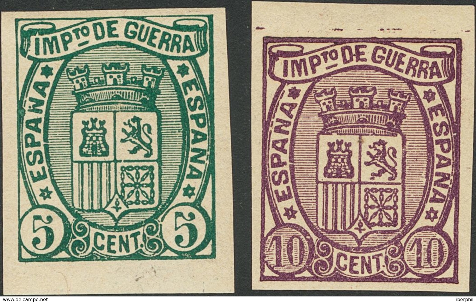 *154/55s. 1875. Serie Completa, Borde De Hoja. SIN DENTAR. MAGNIFICA Y MUY ESPECTACULAR. - Autres & Non Classés