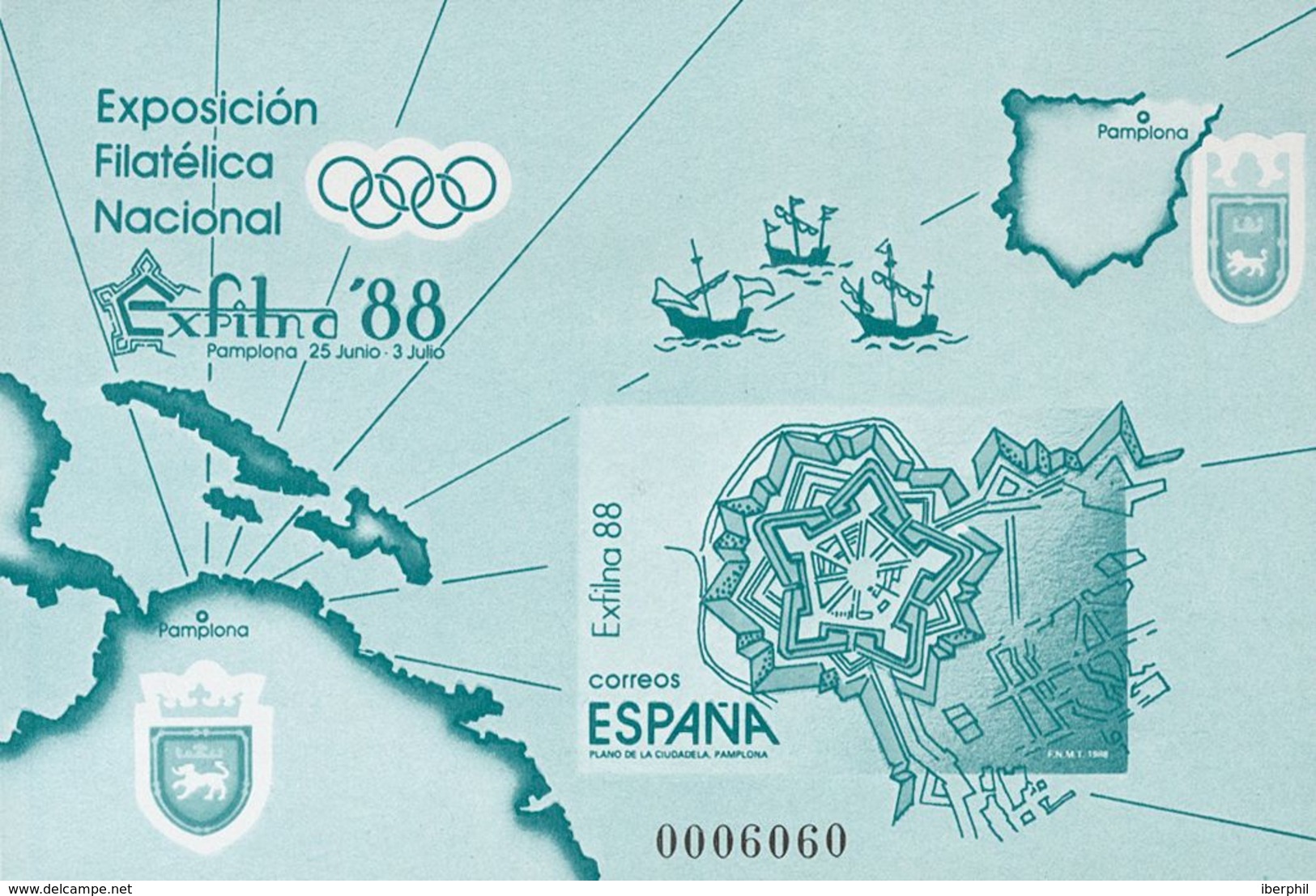 **15AP. 1988. Prueba De Lujo. EXFILNA 88. MAGNIFICA. Edifil 2019: 45 Euros - Other & Unclassified