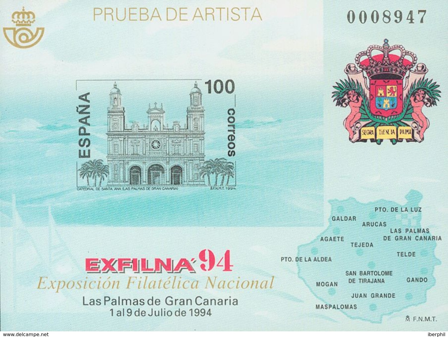 **33P. 1994. Prueba De Lujo. EXFILNA 94. MAGNIFICA. Edifil 2019: 15,5 Euros - Autres & Non Classés