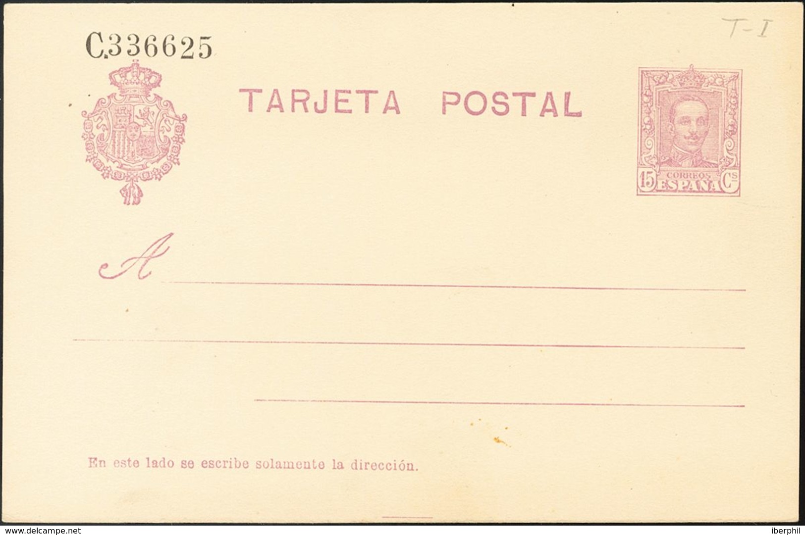 (*)EP57, EP58. 1925. 15 Cts Lila Sobre Tarjeta Entero Postal (Tipo I) Y 10 Cts+15 Cts Amarillo Sobre Tarjeta Entero Post - Andere & Zonder Classificatie