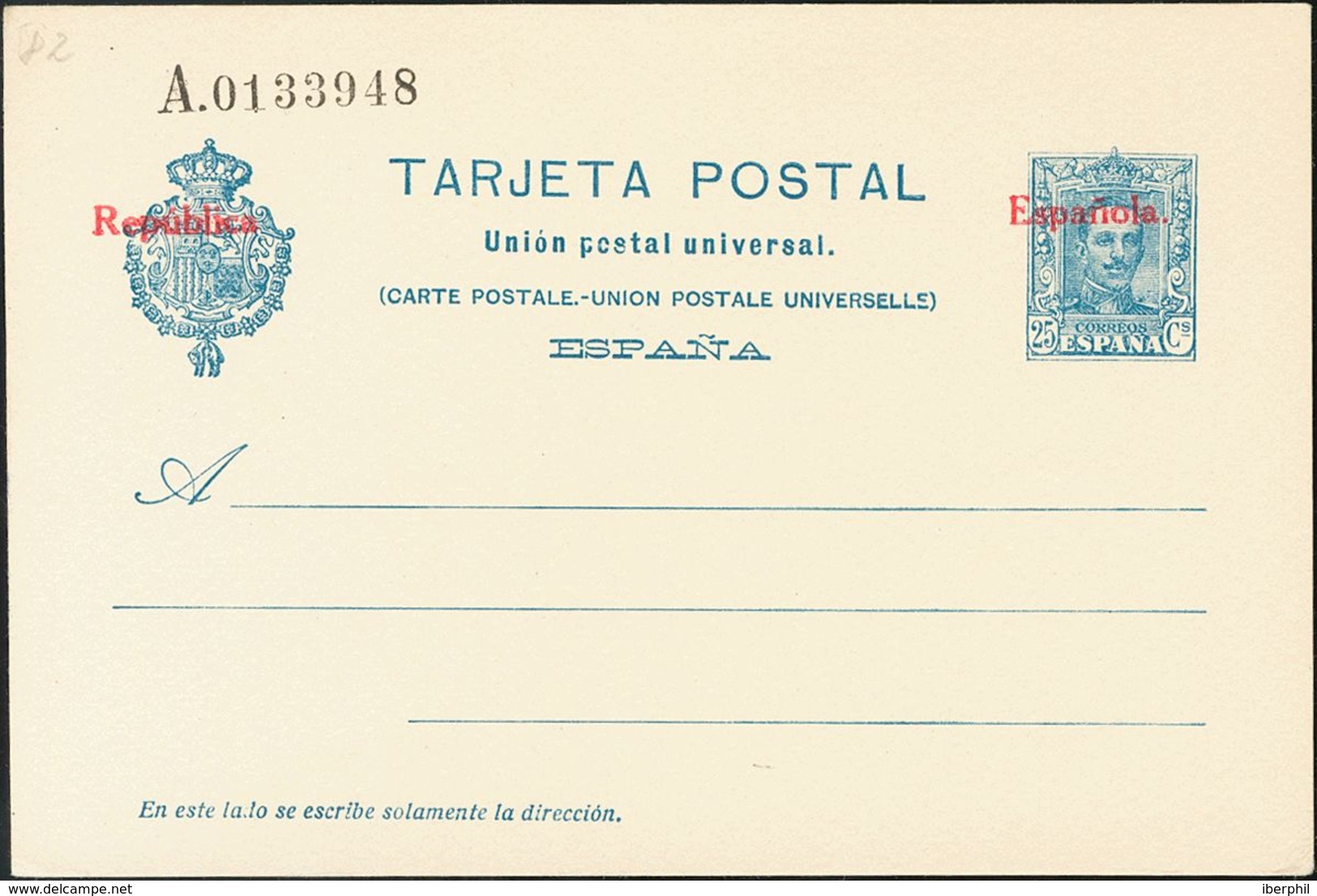 (*)EP61/63. 1931. Juego Completo De Tres Las Tarjetas (sencillas) Entero Postales De 15 Cts Lila Y 25 Cts Azul (una En R - Autres & Non Classés