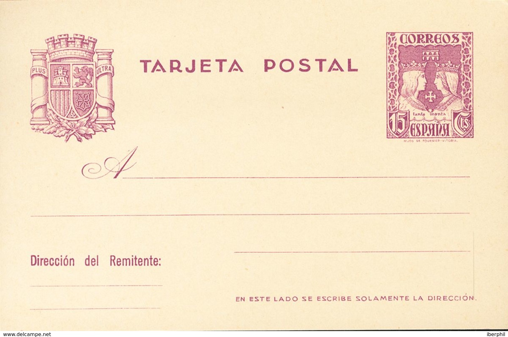 (*)EP81. 1937. 15 Cts Violeta Sobre Tarjeta Entero Postal. MAGNIFICA. Edifil 2019: 66 Euros - Sonstige & Ohne Zuordnung