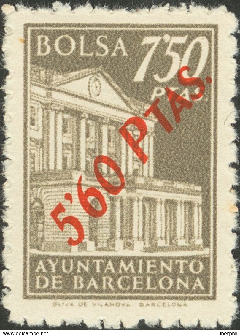 **/*. (1942ca). Conjunto De Diez Sellos De BOLSA Con Diferentes Valores Y Colores, Tres De Ellos Sobrecargados. MAGNIFIC - Autres & Non Classés