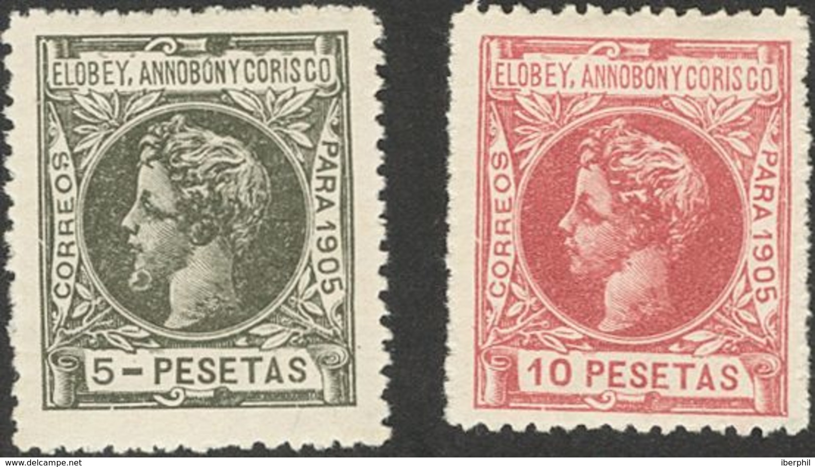 *19/34N. 1905. Serie Completa. Nº000,000. MAGNIFICA Y MUY RARA. Edifil 2018: 1.917,25 Euros - Other & Unclassified
