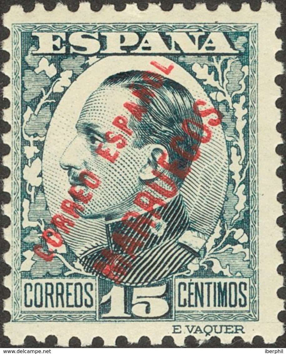 *65. 1930. 15 Cts Verde Azul. Valor Clave. MAGNIFICO. Edifil 2019: 220 Euros - Autres & Non Classés