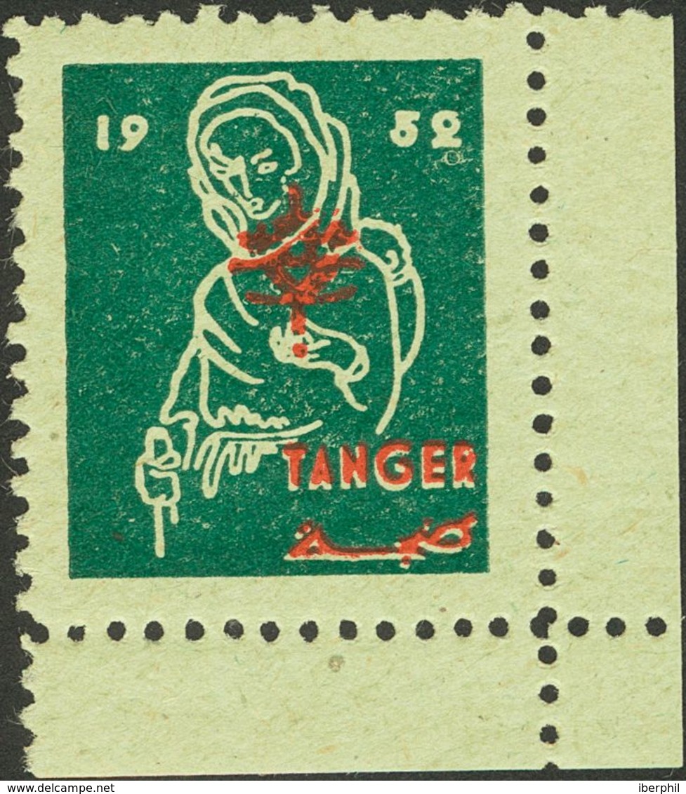 **. 1932. Sin Valor, Verde Y Rojo. PRO TUBERCULOSOS. MAGNIFICO Y RARO. - Andere & Zonder Classificatie