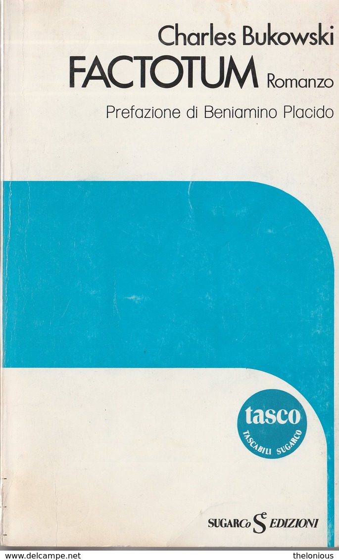 # Charles Bukowski - Factotum - Sugarco 1979 Prima Edizione - Grandi Autori