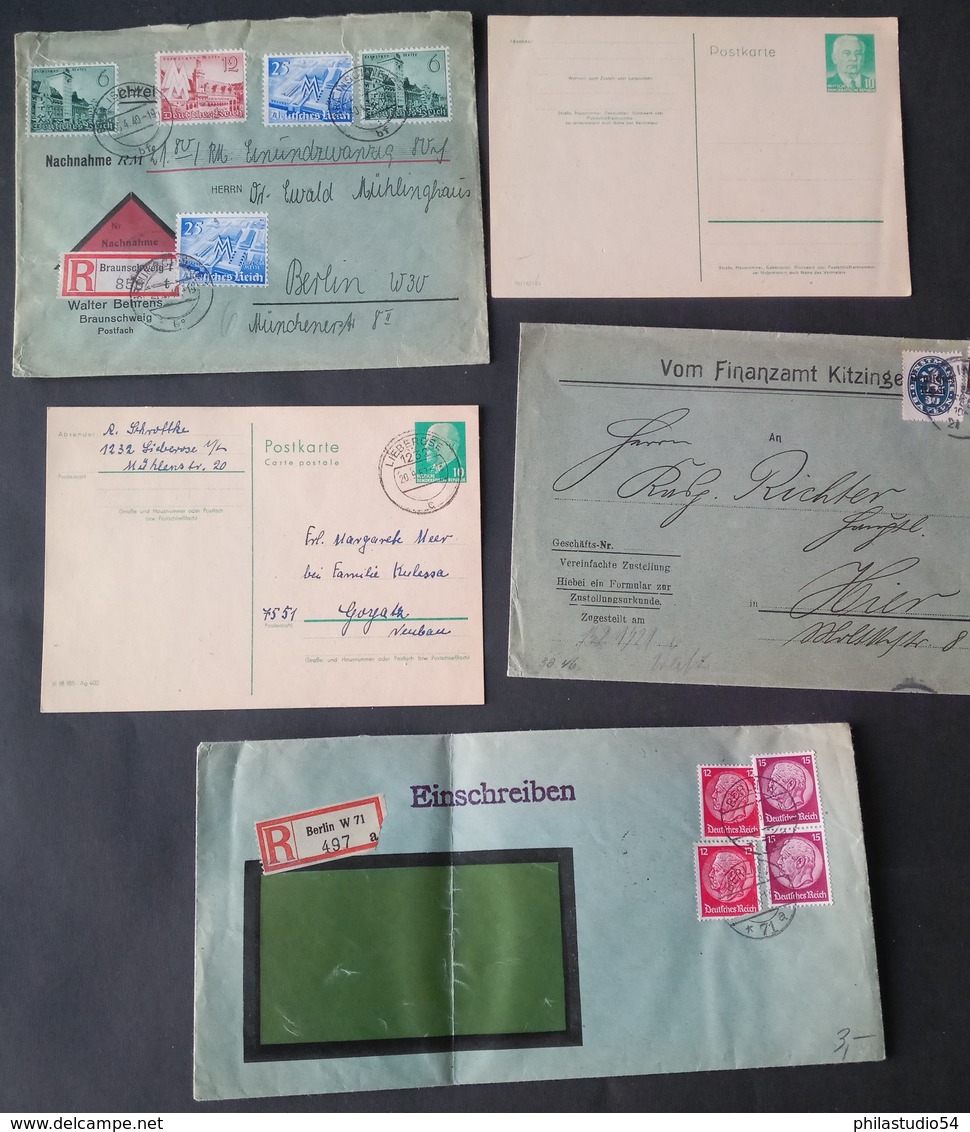 DEUTSCHLAND (meist): Ca. 600 Bis 700 Briefe Und Karten - Germany/Allemagne 600 To 700 Covers And Cards - Vrac (max 999 Timbres)