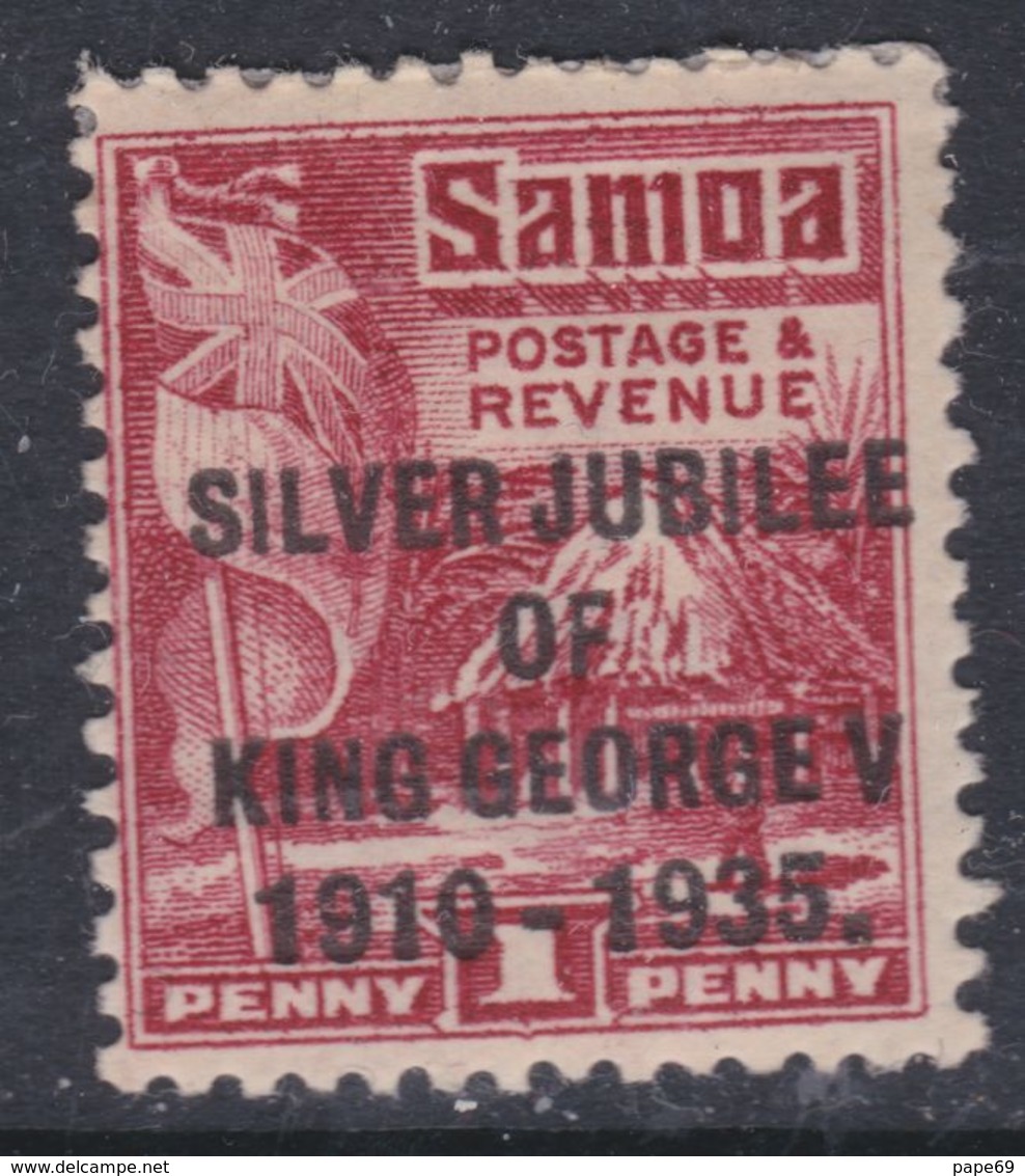 Samoa Mandat Néo-zélandais N° 118 X Partie De Série : Jubilé De George V : 1 P.  Trace De Charnière Sinon TB - Samoa