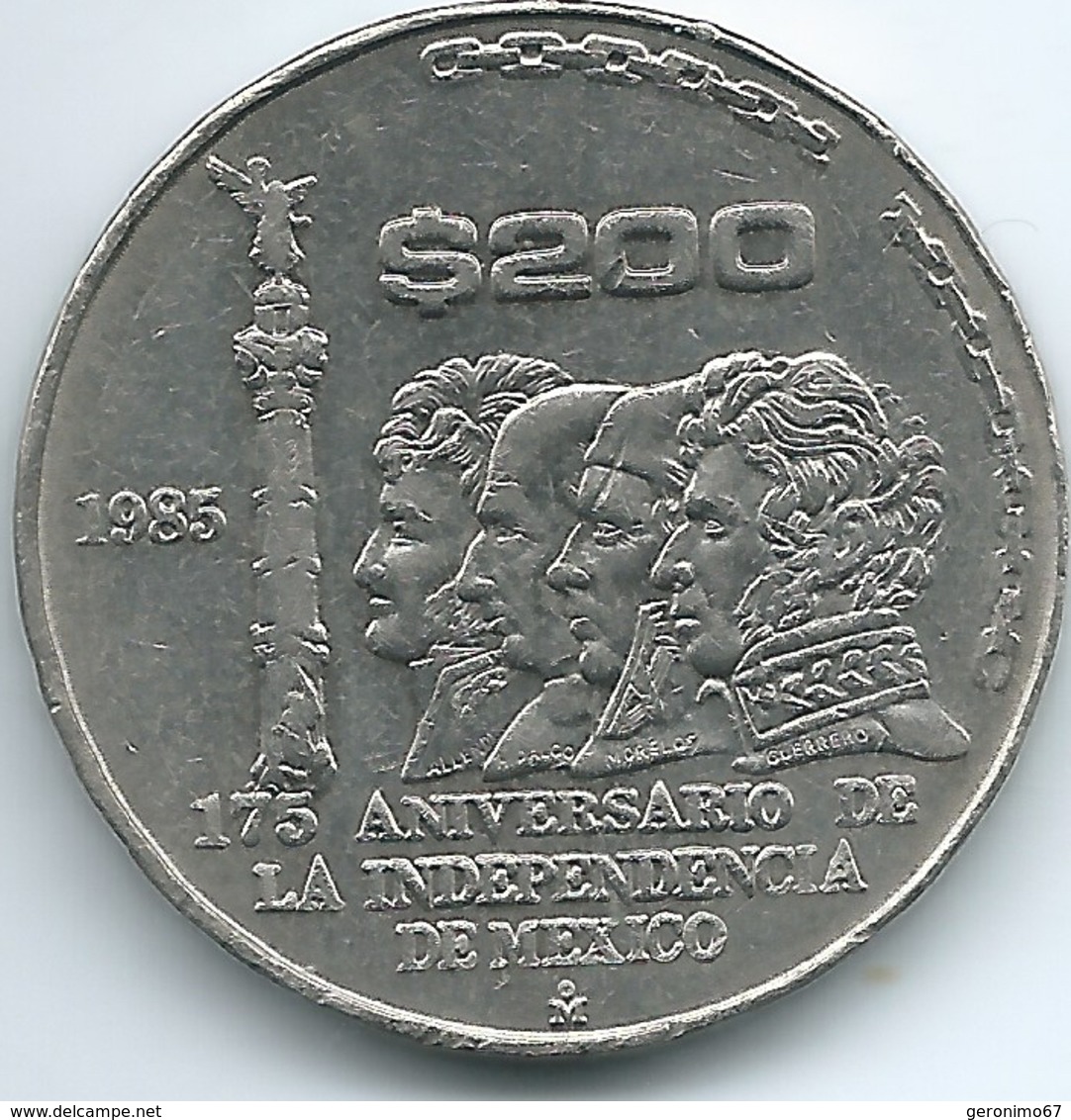 Mexico - 1985 - 200 Pesos - 175th Anniversary Of Independence - KM509 - Mexico