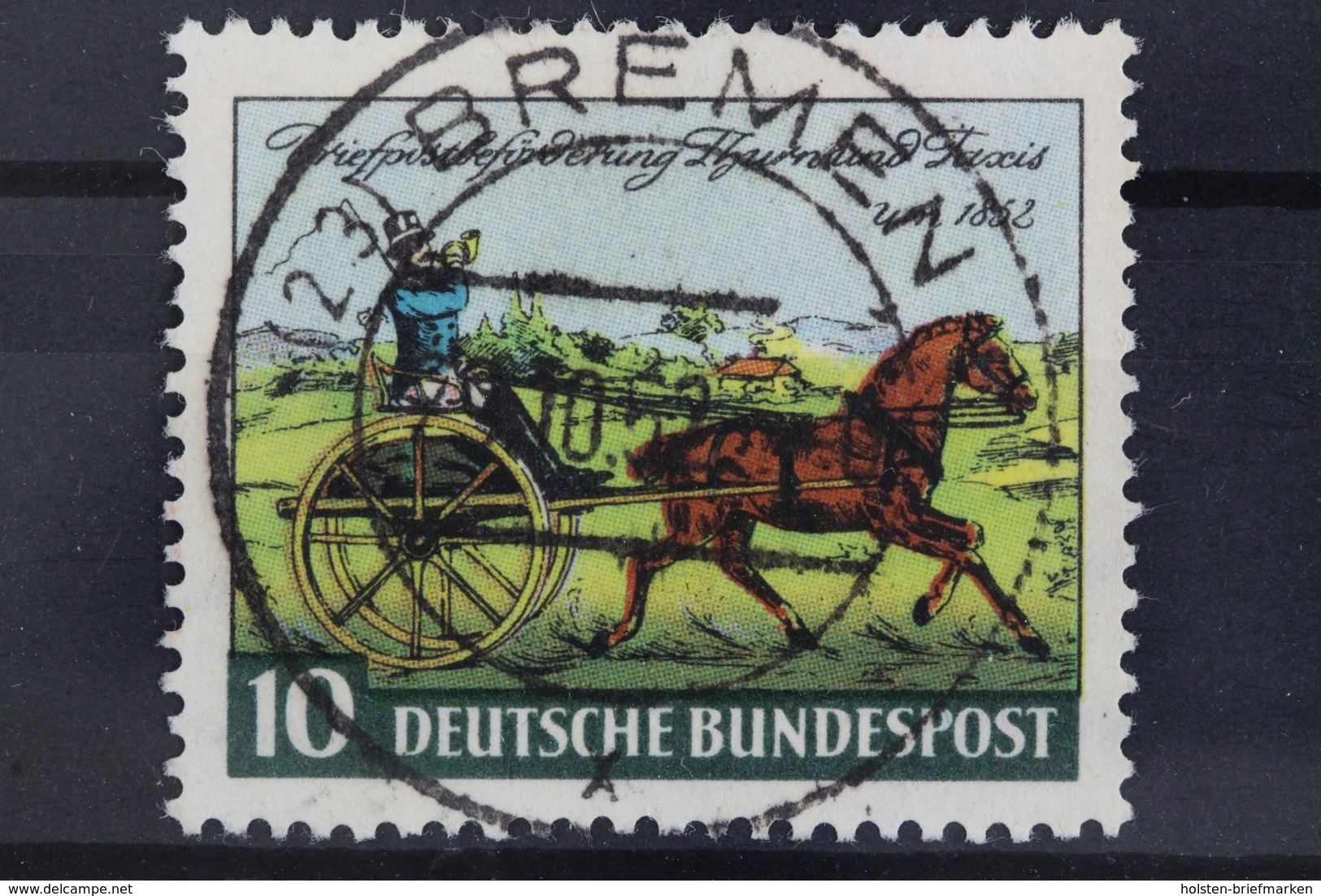 Deutschland (BRD), MiNr. 160, Zentrischer Stempel, Gestempelt - Gebraucht