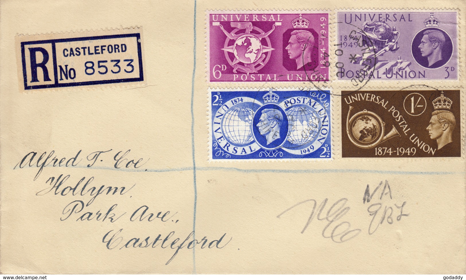 1949 75th Anniversary Of Postal Union - ....-1951 Pre-Elizabeth II