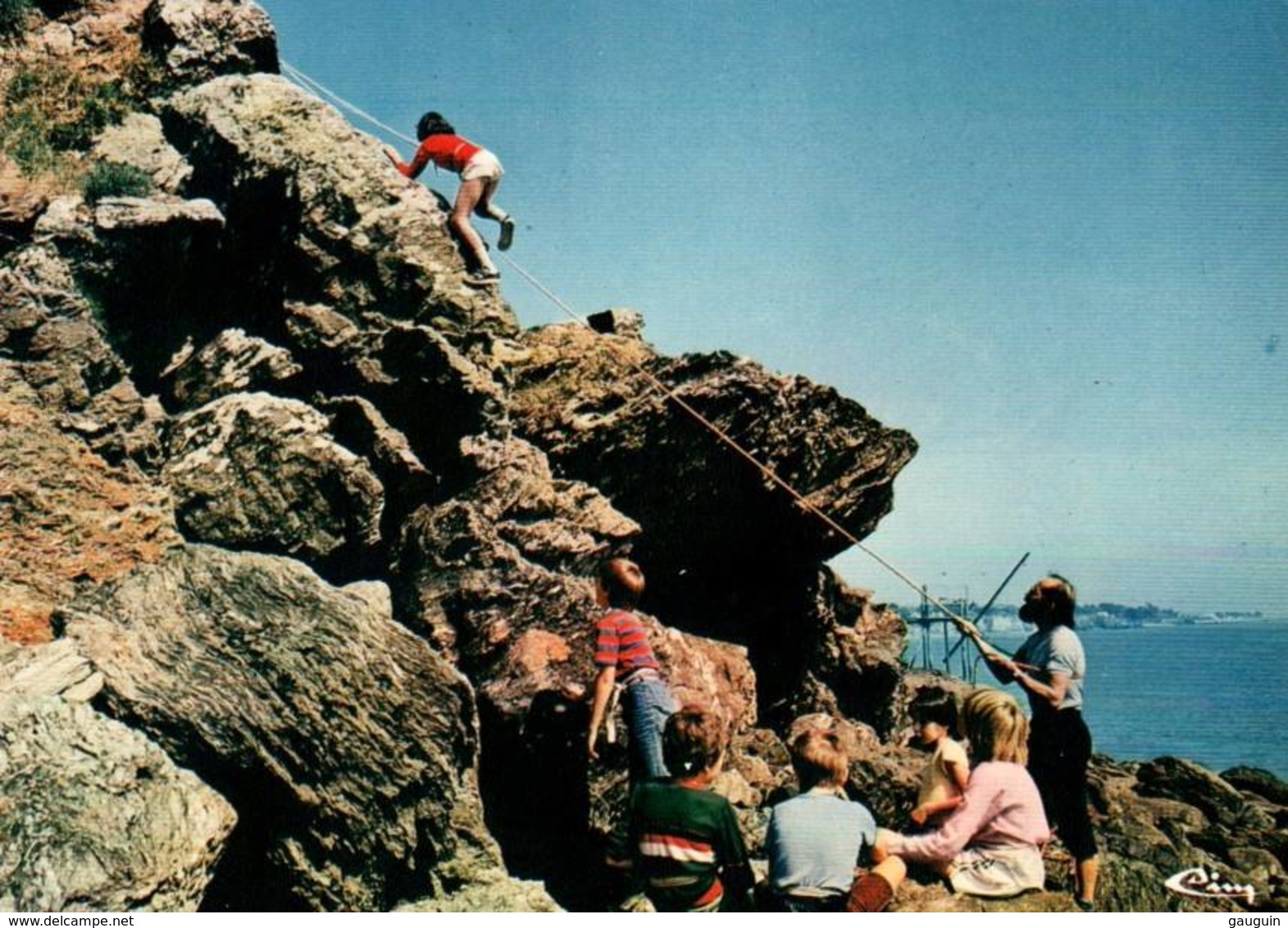 CPM - ALPINISME - LE CLION S/MER - Initiation à L'escalade - Alpinismus, Bergsteigen