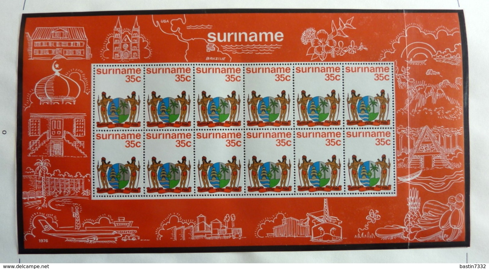 Suriname/Netherlands Indië/Curacao collection in Davo album