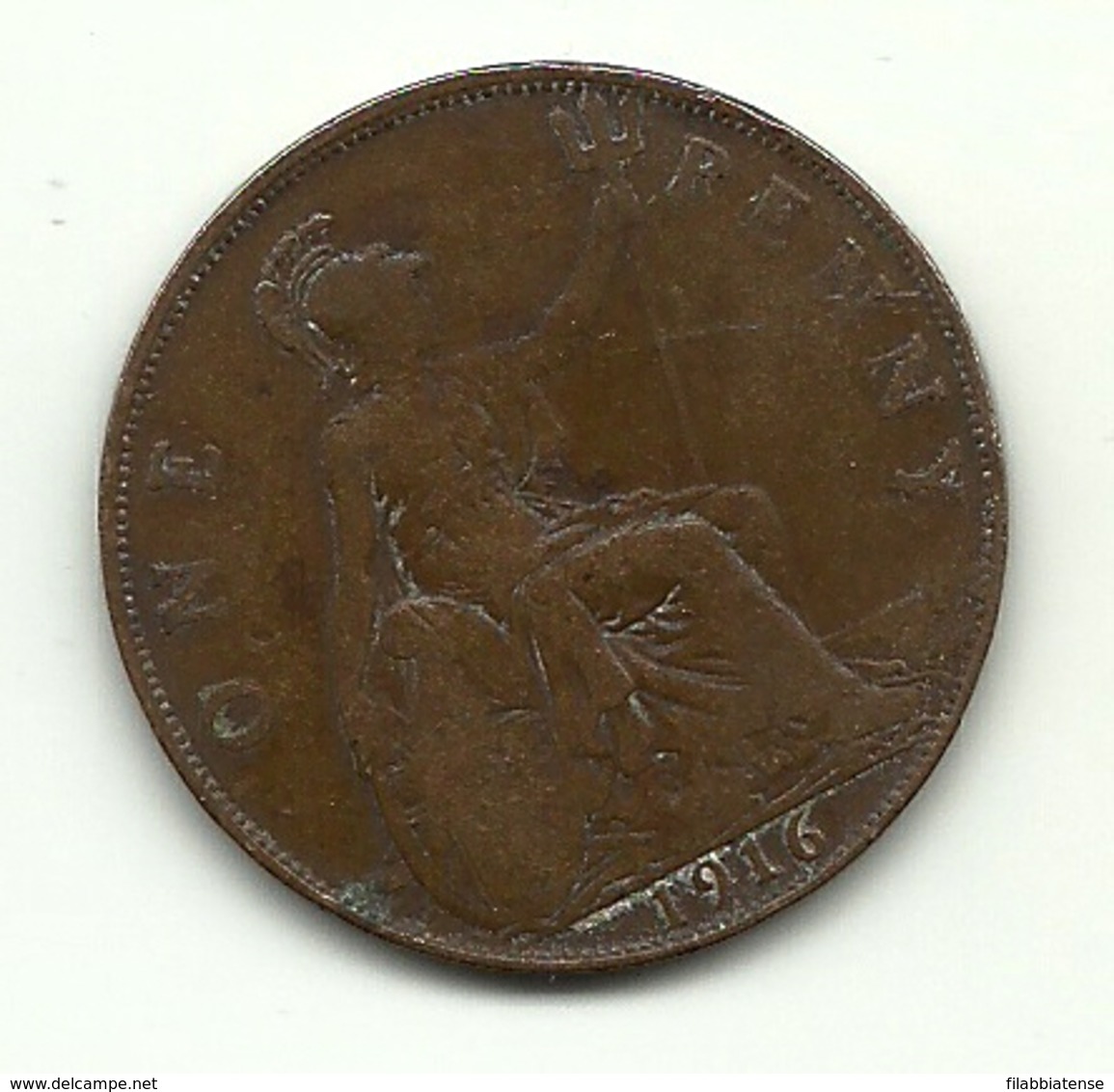 1916 - Gran Bretagna 1 Penny      ----- - Altri & Non Classificati