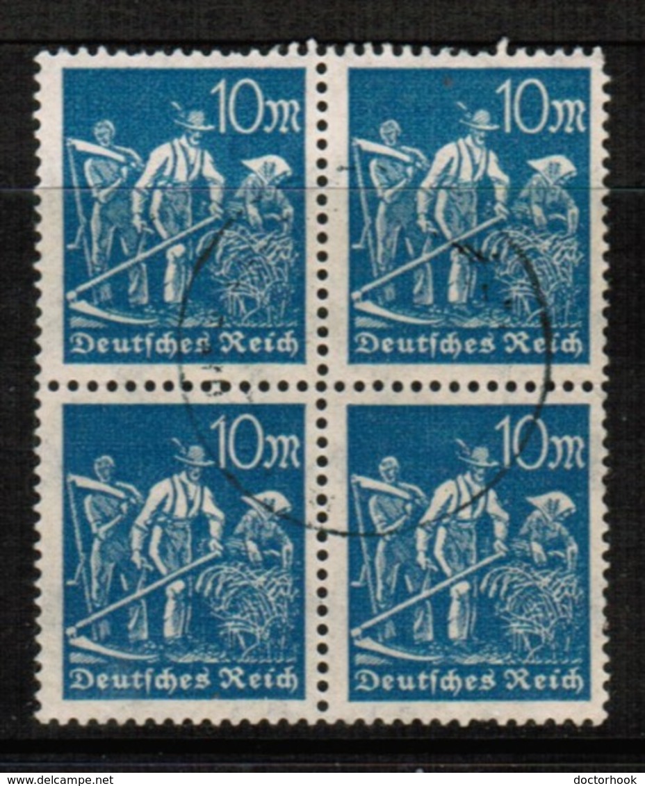 GERMANY  Scott # 222  VF USED BLOCK Of 4 (Stamp Scan # 478) - Used Stamps