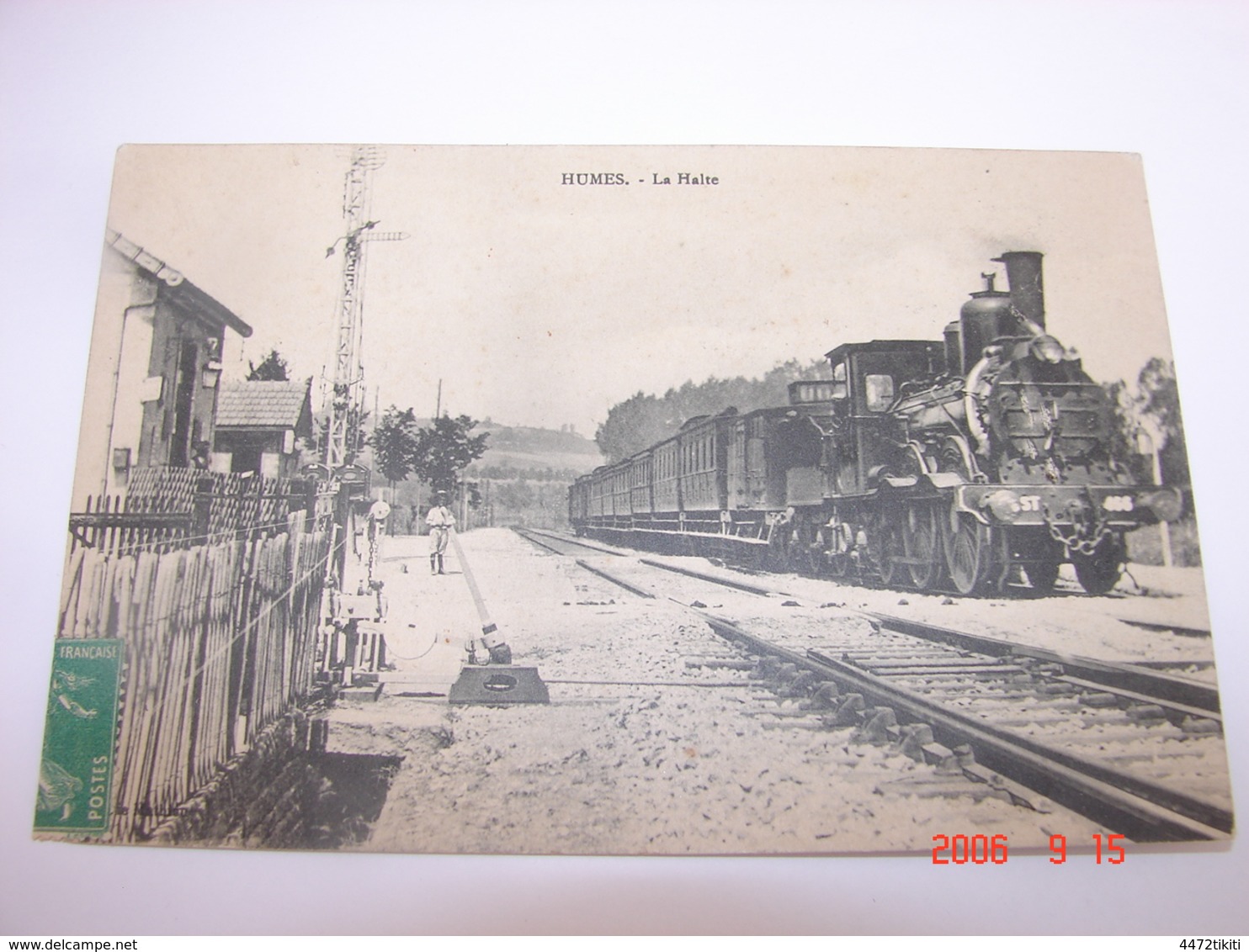 C.P.A.- Humes (52) - La Gare - La Halte - 1925 - SUP (BB61) - Autres & Non Classés