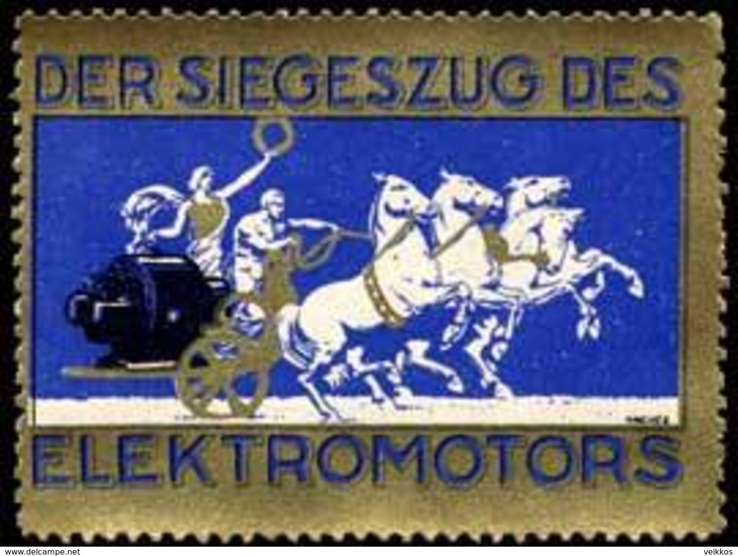 Der Siegeszug Des Elektromotors Reklamemarke - Cinderellas