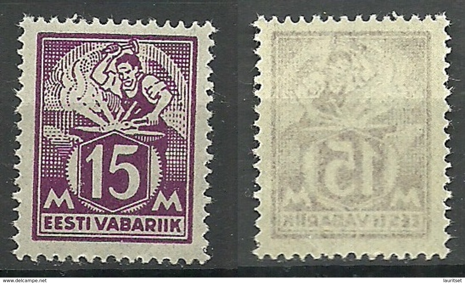 ESTLAND Estonia 1925 Michel 58 MNH - Estland