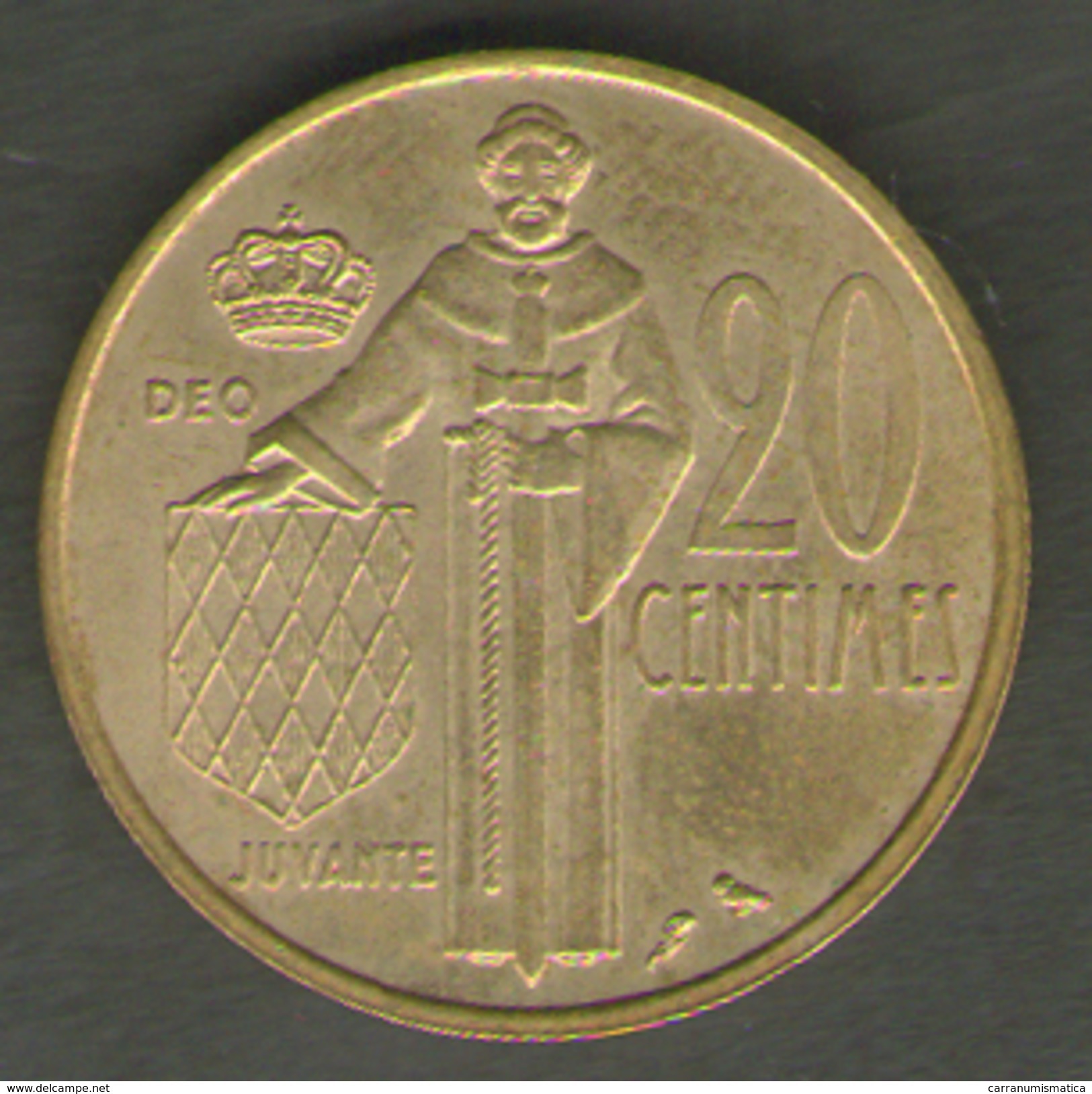 MONACO 20 CENTIMES 1974 - 1960-2001 Franchi Nuovi