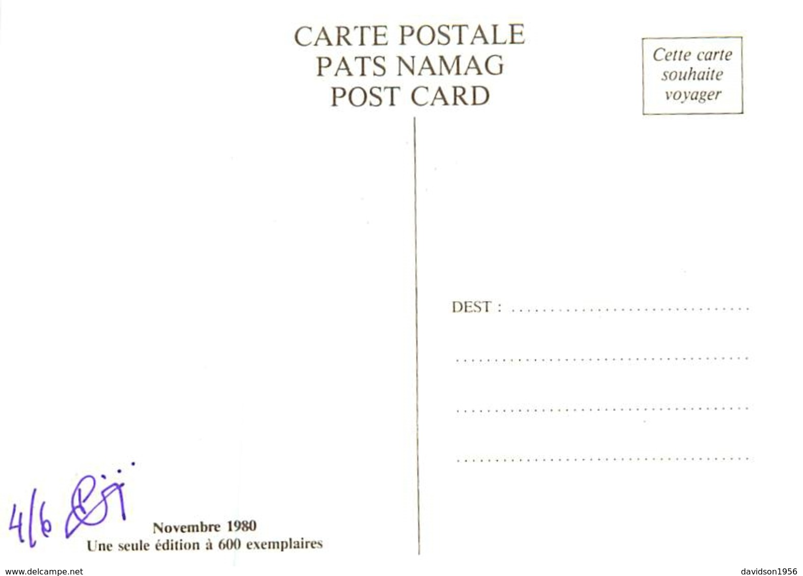 Carte Illustration   Signée   Dufraisse 80  -  Paradjanov           AH1195 - Altri & Non Classificati