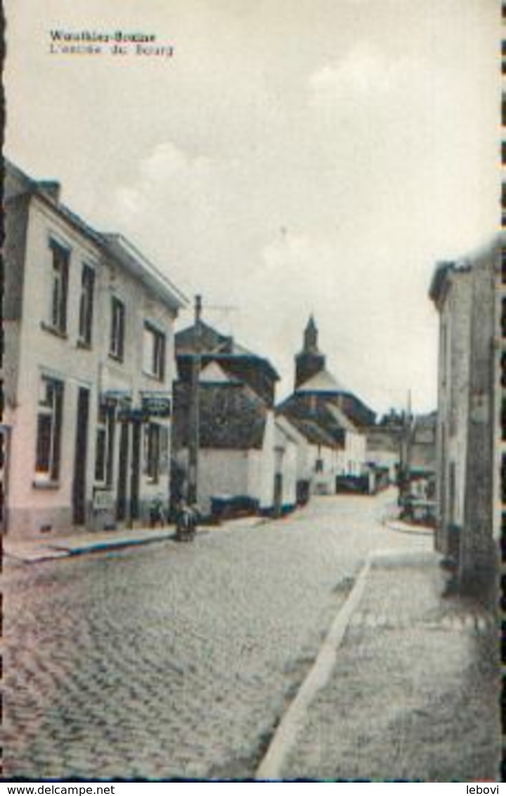 WAUTHIER – BRAINE « L’entrée Du Bourg » - Imprimerie-Papeterie Mme M. Boucar, Wauthier-Braine - Kasteelbrakel