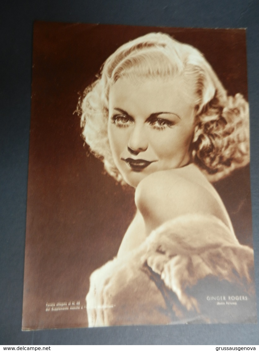 8e) GINGER ROGERS FOTO RADIO PICTURES - Fotos