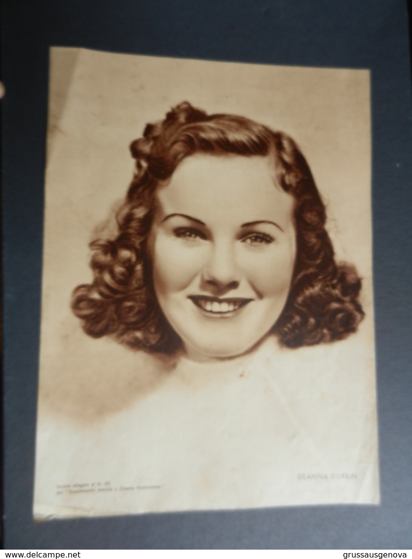 8e) DEANNA DURBIN SORRIDENTE FOTO - Foto