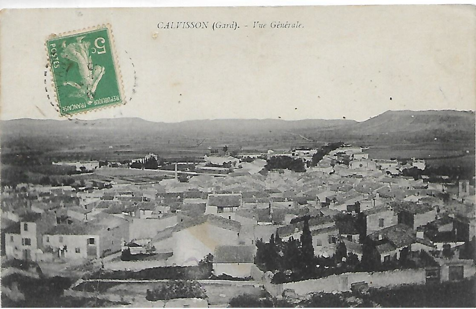 30, Gard, CALVISSON, Vue Générale, Scan Recto-Verso - Autres & Non Classés