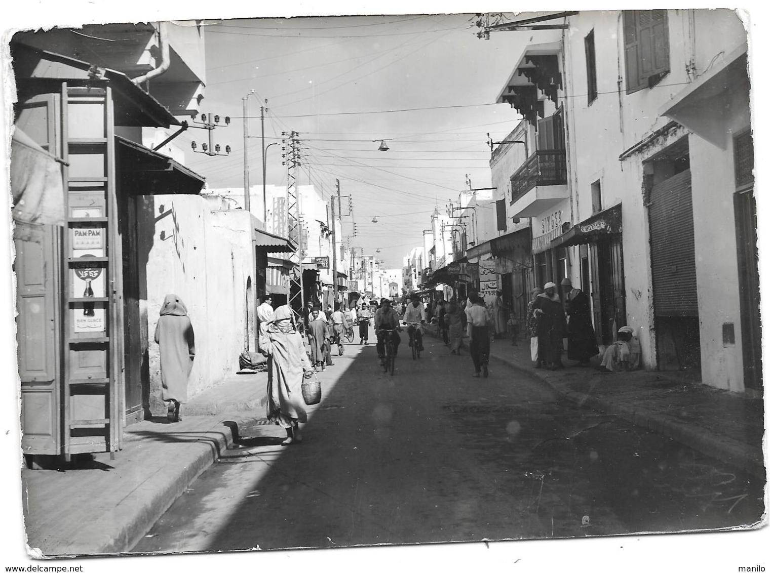 RABAT  (Maroc) Photo Originale  De Janvier 1958       COMBIER Imp  à MACON - Places