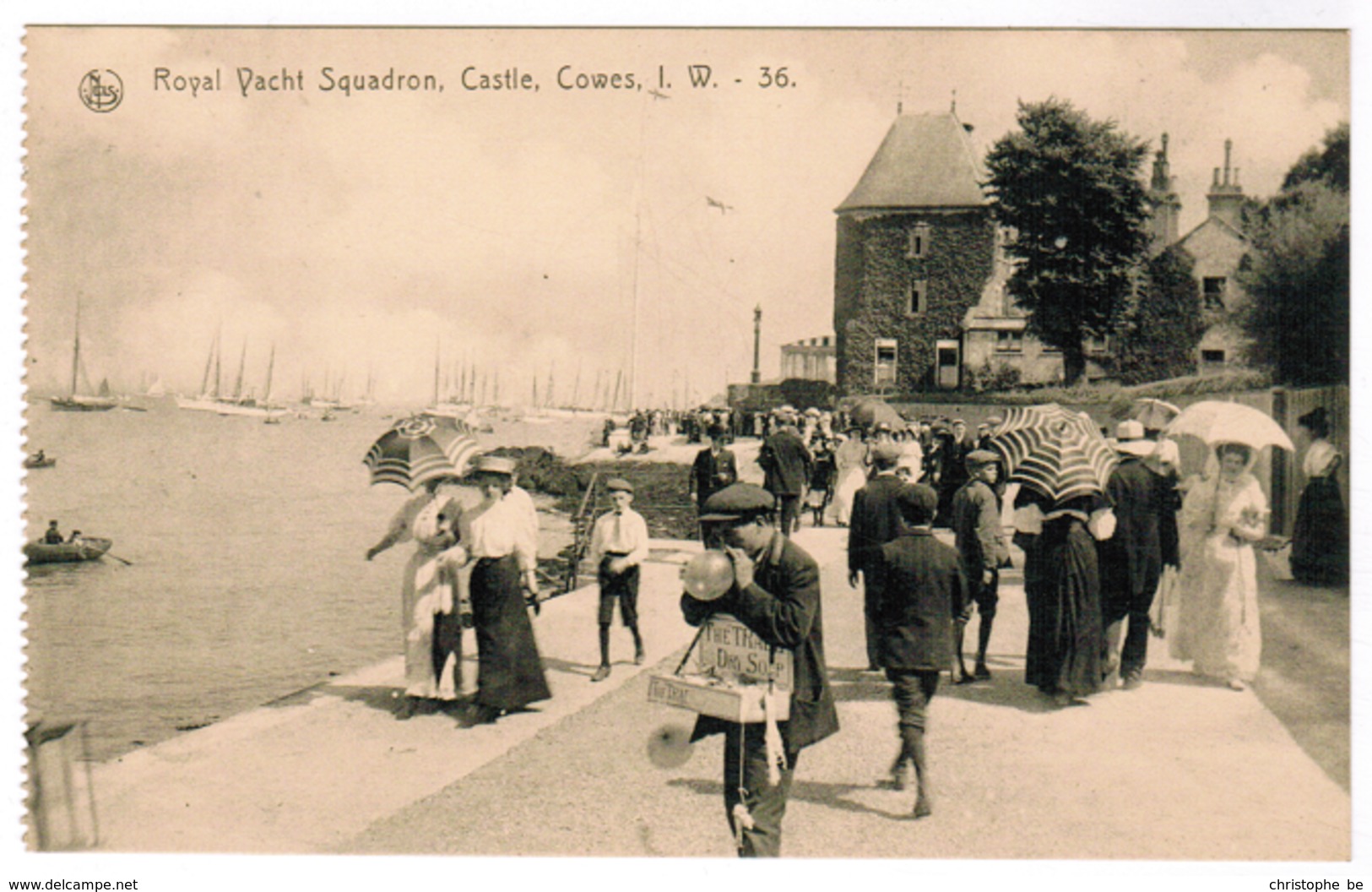 Royal Yacht Squadron, CAstle Cowes, Isle Of Wight (pk55895) - Cowes