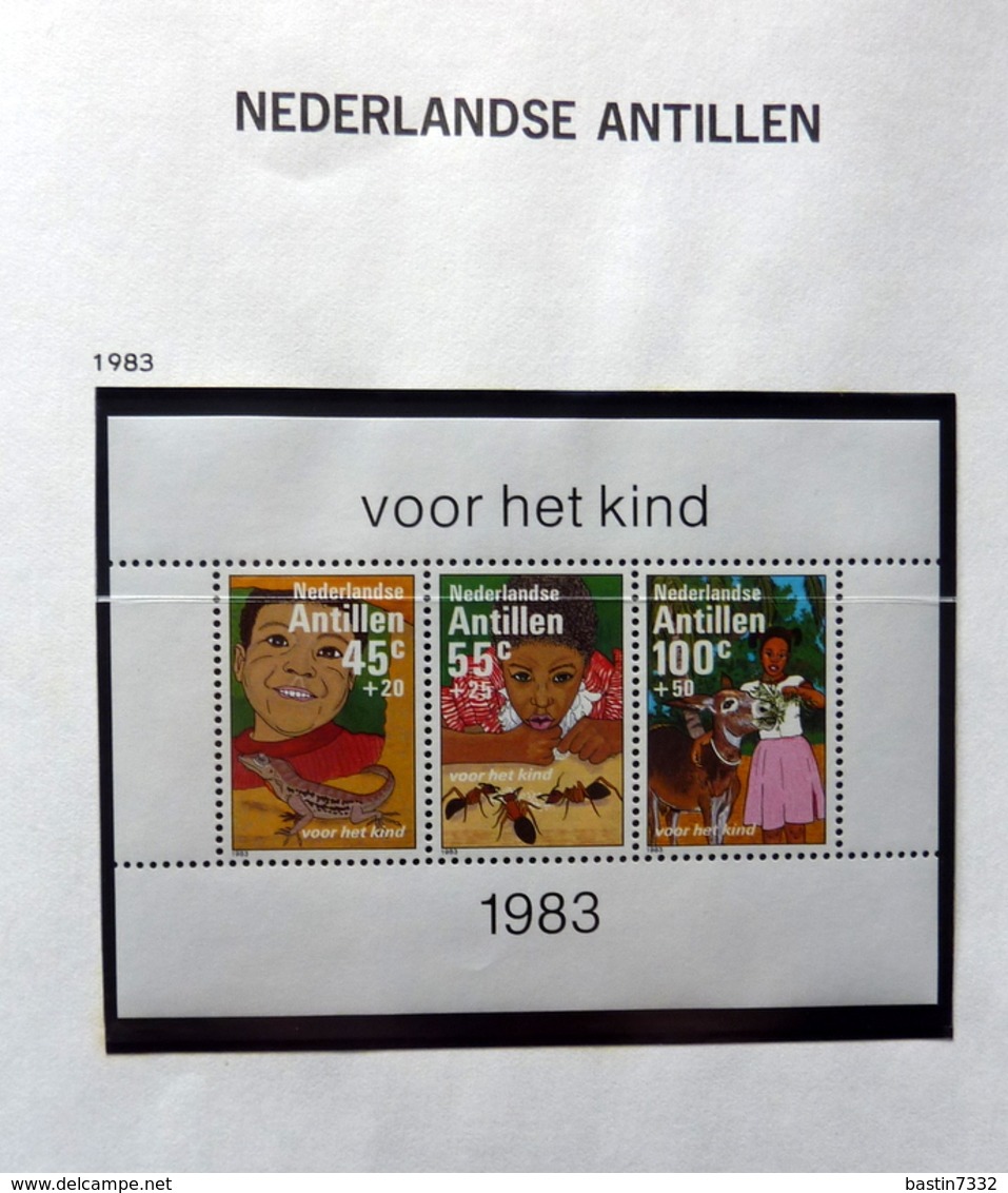 Netherlands Antilles/United Nations/Netherlands/Pays-Bas Collection In 3 Davo Albums - Verzamelingen (in Albums)