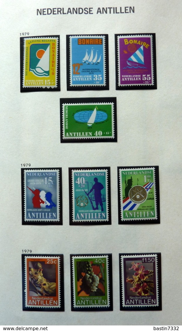 Netherlands Antilles/United Nations/Netherlands/Pays-Bas collection in 3 Davo albums