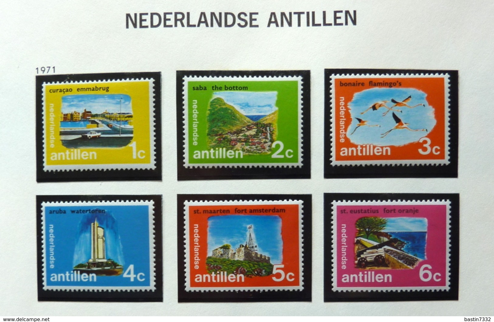 Netherlands Antilles/United Nations/Netherlands/Pays-Bas collection in 3 Davo albums