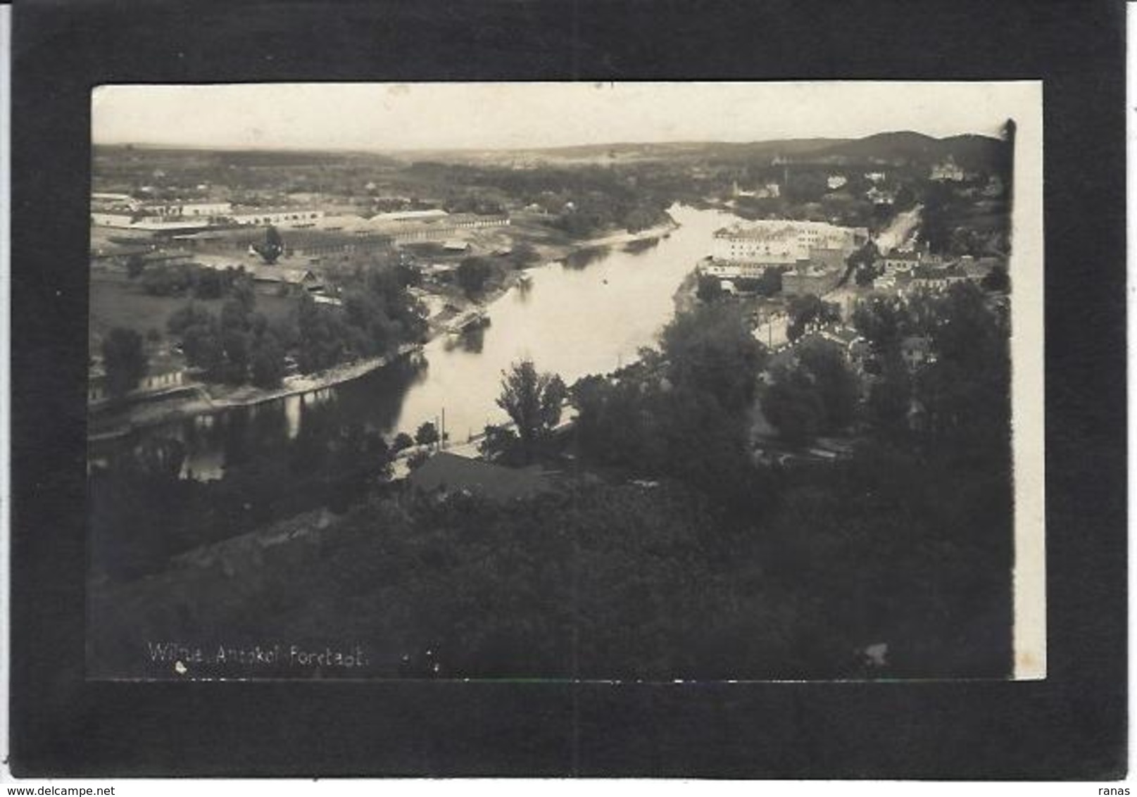 CPA Lituanie Lituania Circulé Lithuanie Carte Photo RPPC WILNA - Lithuania