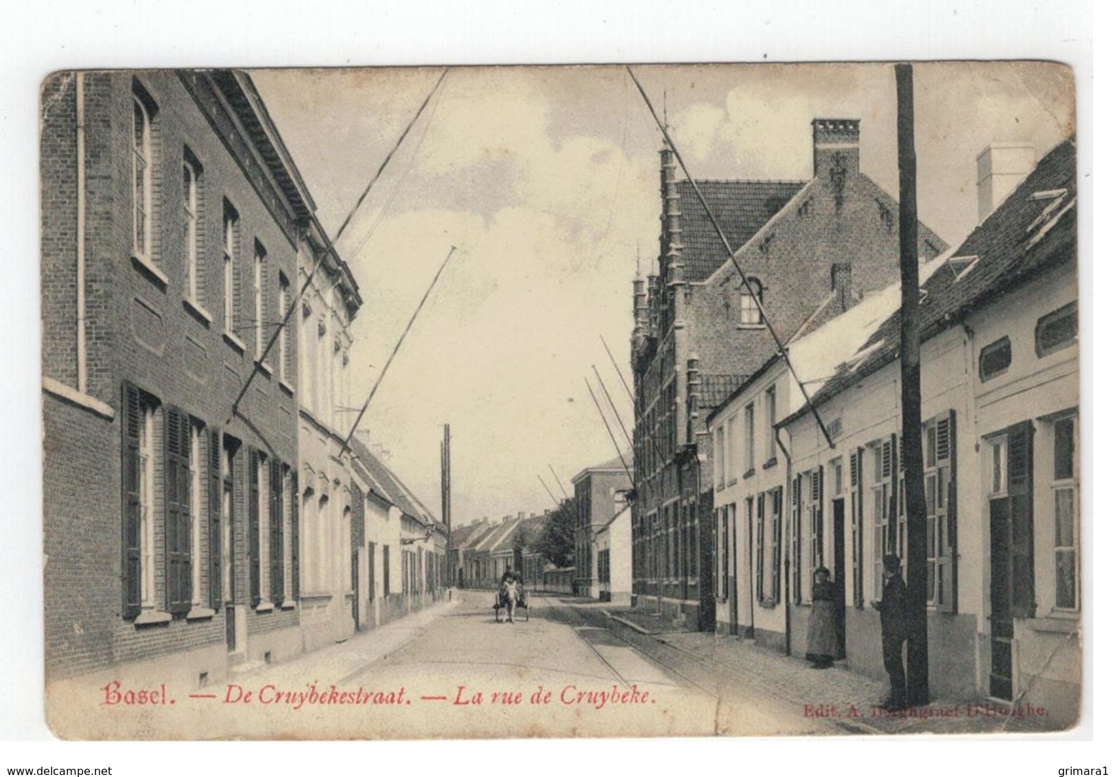 Bazel  Basel   De Cruybekestraat - La Rue De Cruybeke 1914 - Kruibeke