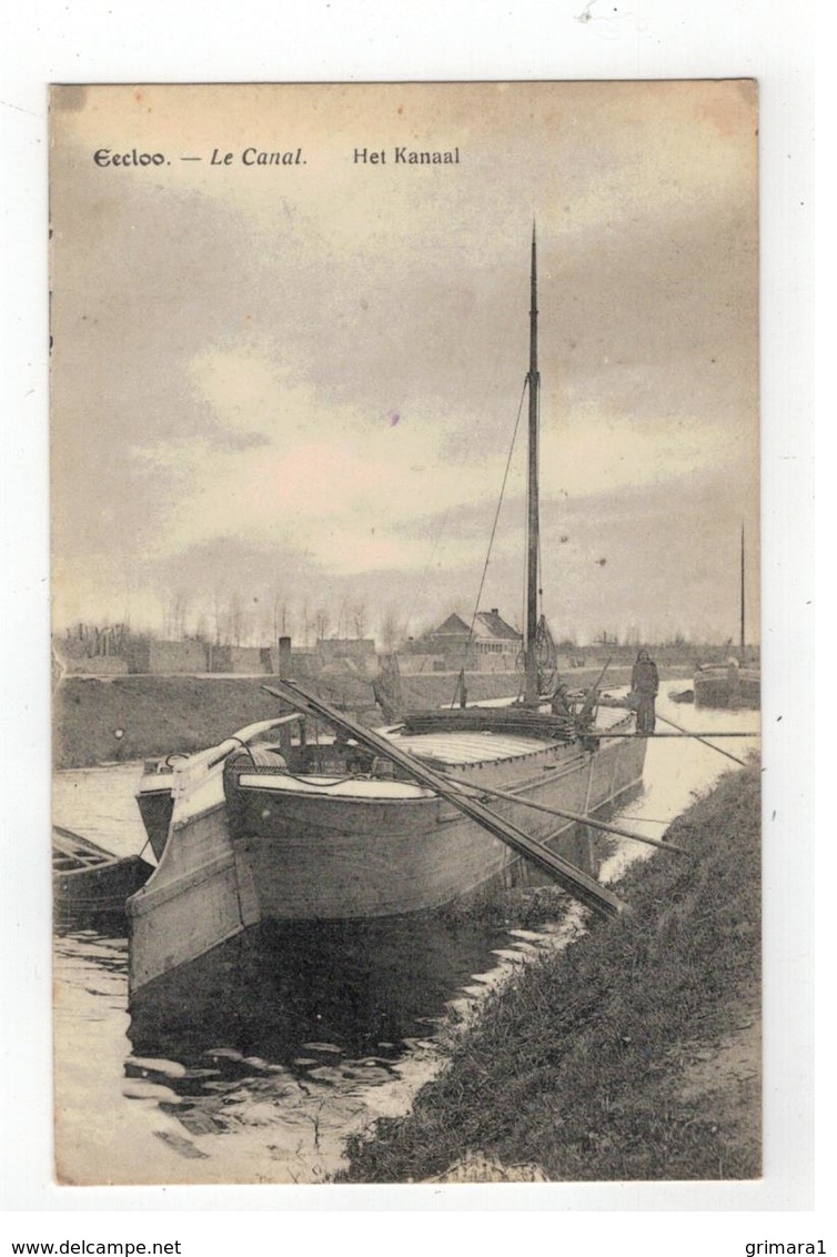 Eeklo  Eecloo  -  Le Canal   Het Kanaal 1920 - Eeklo